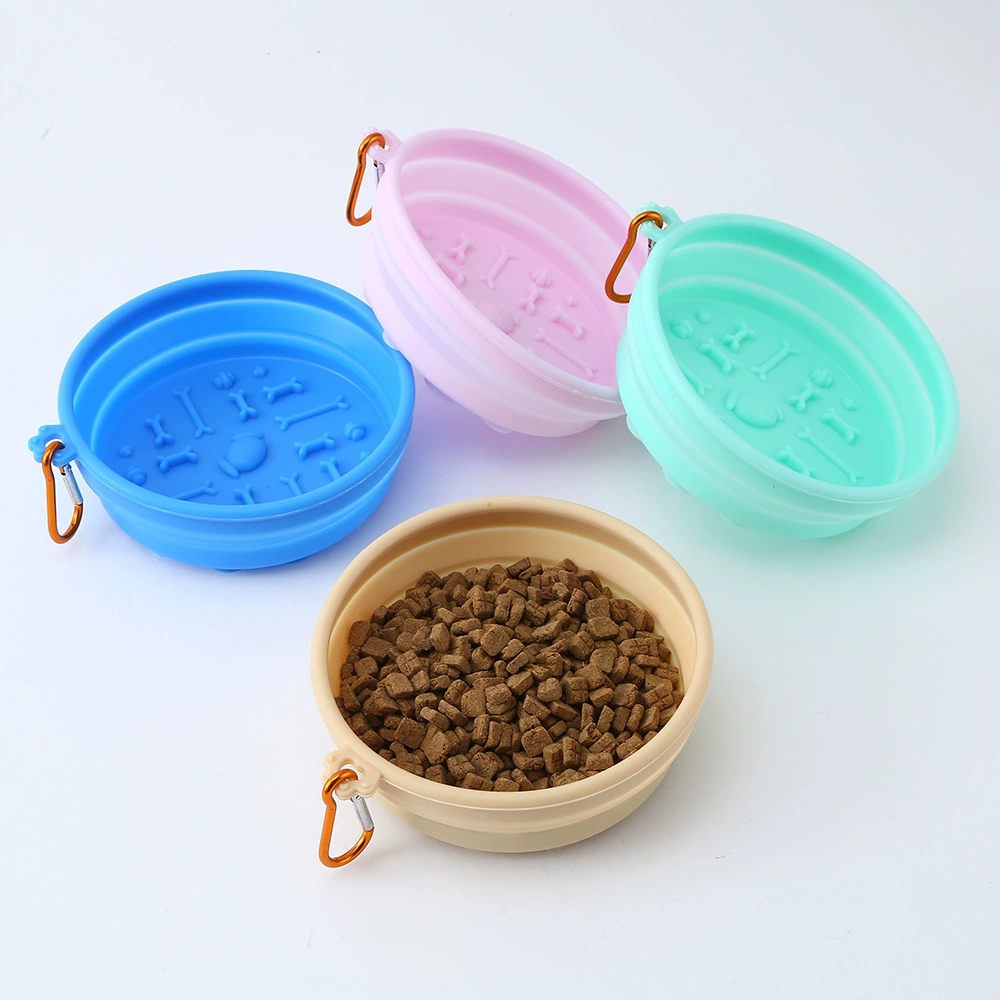 PT-001 NBLK 硅胶宠物慢食碗